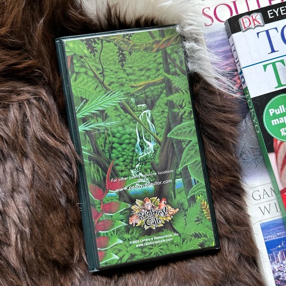 RAINFOREST CAFE 2003 Penny Collector Disney Orlando Coin Album with 29 Coins - Picture 9 of 9